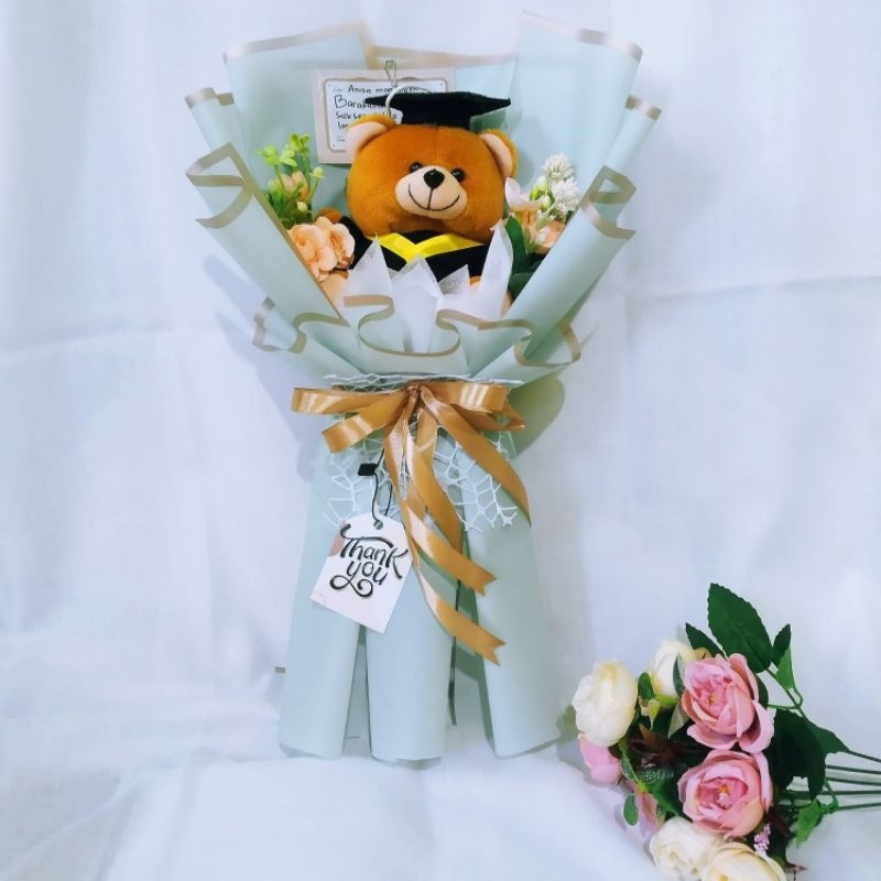 

Buket Boneka Special Toga Wisuda/ Give Graduation / Bouket Exclusive / hand buquet / buket bunga