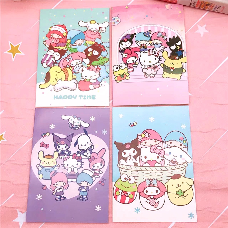 

Buku Tulis A5 Sanrio Kuromi Cinamorol Melody Pokemon/ Buku Tulis Sekolah SD SMP Lucu
