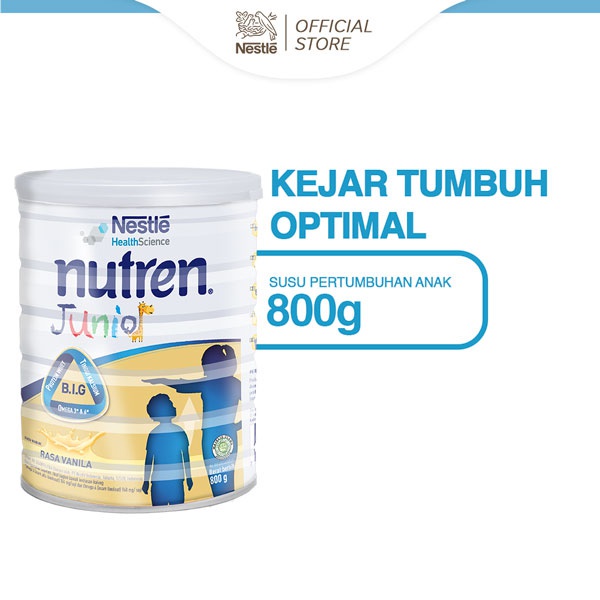 

NESTLE Nutren Junior Susu Pertumbuhan Vanila 1-10 tahun Kaleng 800g