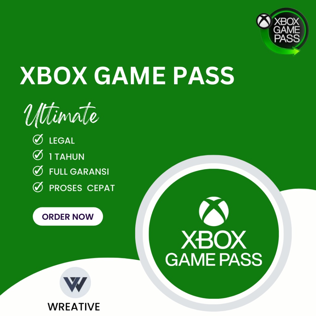 Xbox Game Pass Ultimate Akun Baru / Perpanjangan Akun Lama