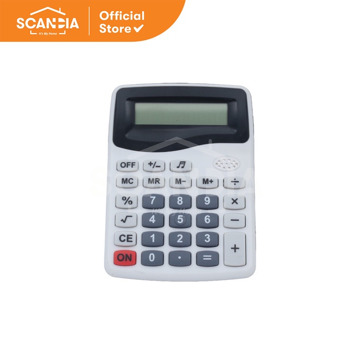 

SCANDIA Calculator 8 Digit Battery Ope White (EF0023)