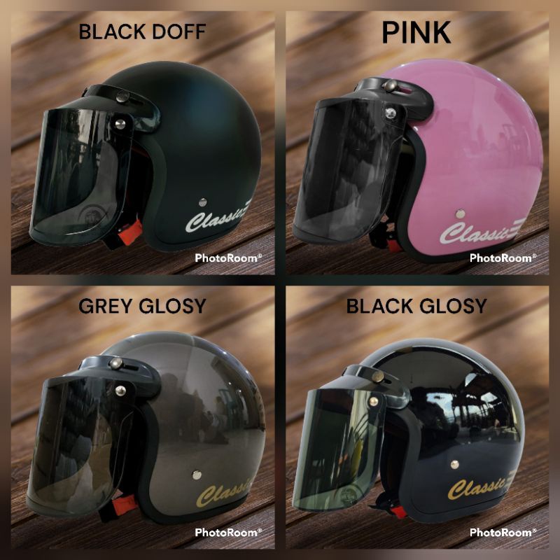 HELM BOGO CLASSIC PINK GLOSY KEKINIAN