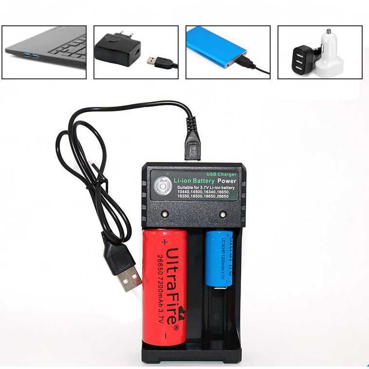 Bmax Charger Baterai 14500 18650 18500 26650 2 Slot
