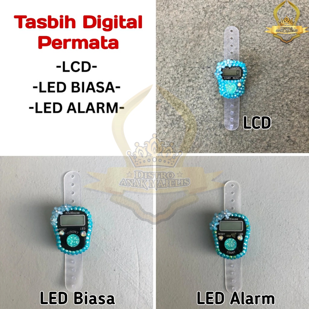 TASBIH DIGITAL SWAROVSKI PREMIUM / TASBIH MUTIARA / TASBIH DIGITAL CANTIK / TASBIH DIGITAL / TASBEH 