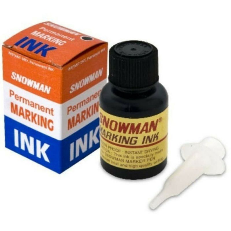 

isi ulang refill tinta spidol permanent marker snowman