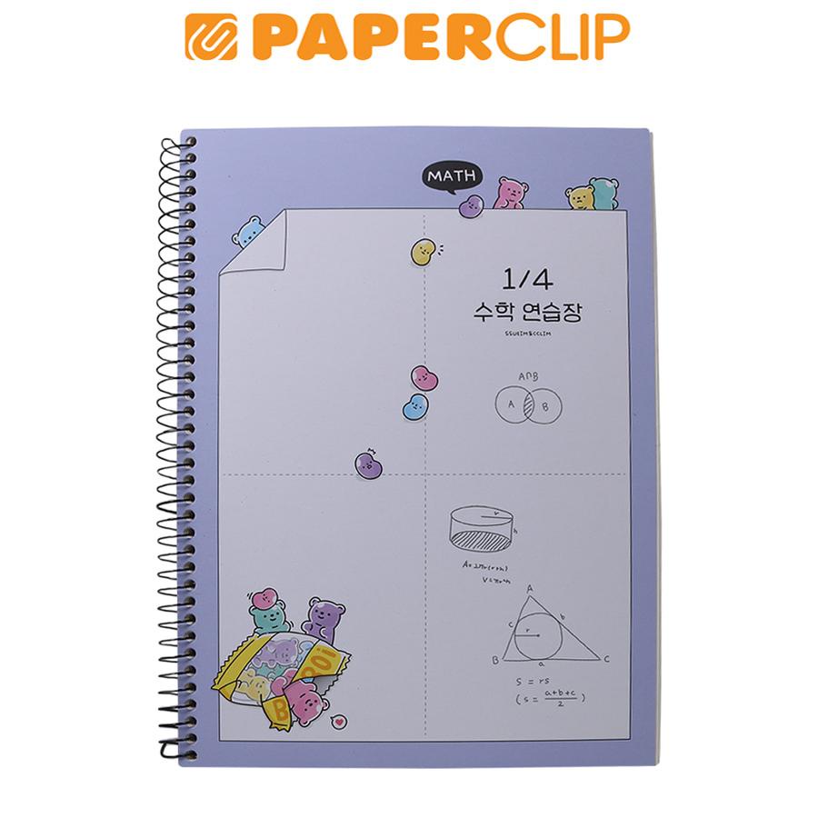 NOTEBOOK B5 SSUEIM SSNCC1-131-02 QUARTER NOTE MATH