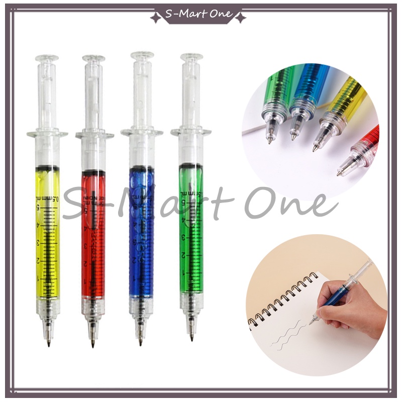 

Pulpen Jarum Suntik Lucu /Pulpen Jarum Suntik Warna Warni /Souvenir pulpen suntik cair