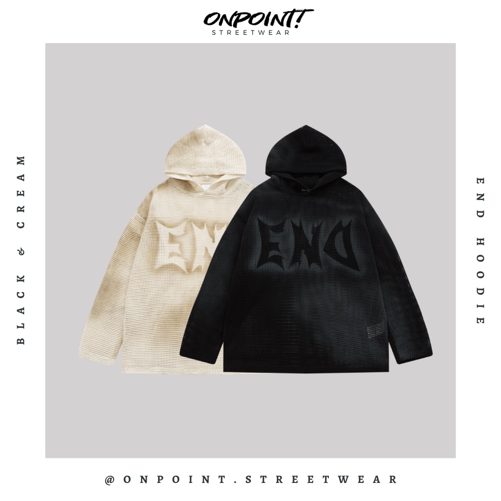 End hoodie - hoodie pria oversize polos hoodie pria distro jaket pria pakaian wanita gaya korea stre