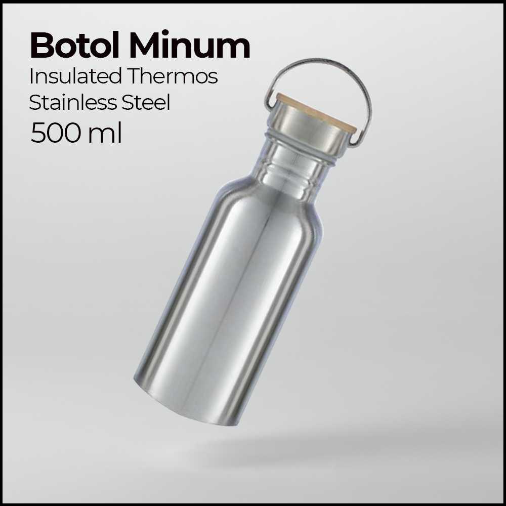 

Mtuove Botol Minum Portable Stainless Steel 500ml - YM006