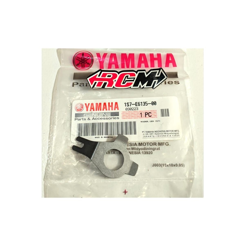 1S7-E6135-00 WASHER LOCK RING MUR RUMAH KOPLING JUPITER MX JUP MX ORI ORIGINAL YAMAHA YGP ASLI