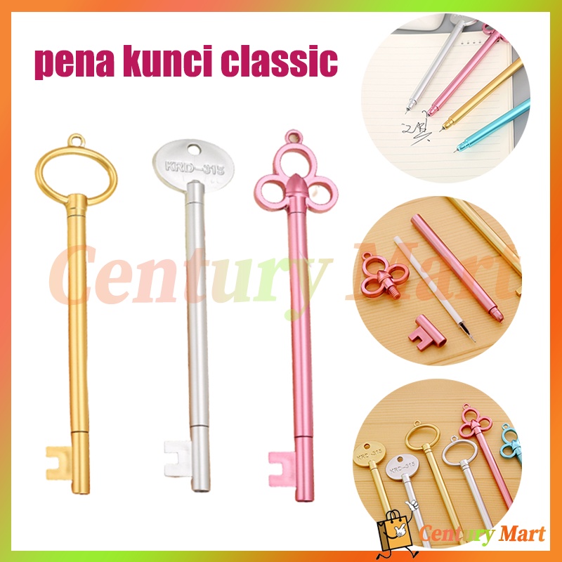 

Pulpen Gel Bentuk Kunci /pena kunci classic /Pulpen Bentuk Kunci Alat Tulis Unik