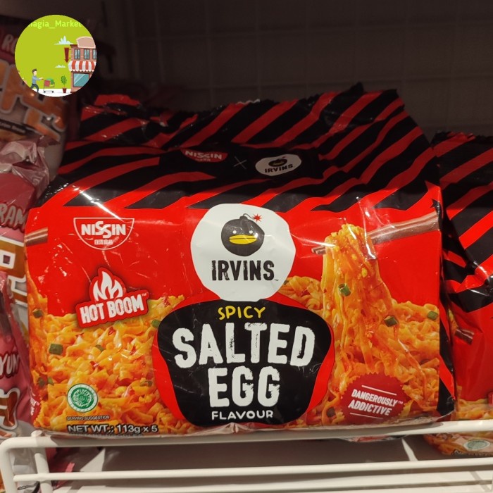 

Irvins Spicy Salted Egg isi 5 x 113gr