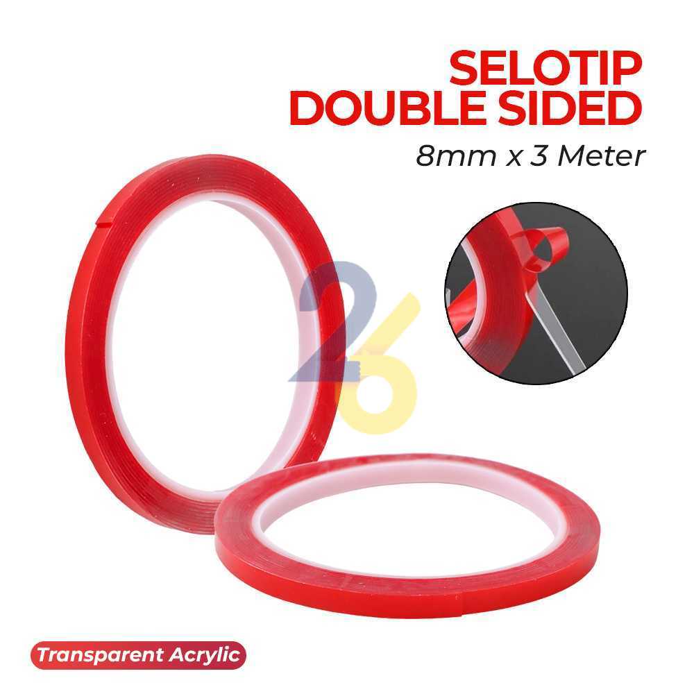 

[26] XY Selotip Double Sided Tape Transparent Acrylic 3M - HL878