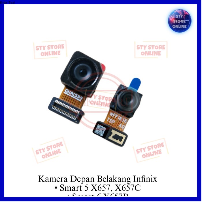 KAMERA DEPAN BELAKANG INFINIX SMART 5 X657, X657C / SMART 6 X657B - Kamera depan, X657B
