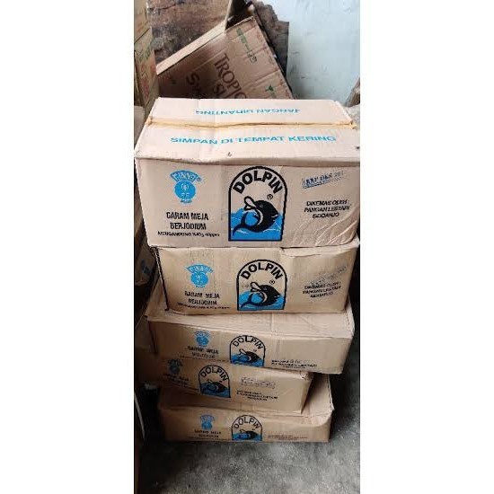 

Garam Dolphin Isi 12Pcs x 1Kg dolpin Khusus Cargo Dan Expedisi