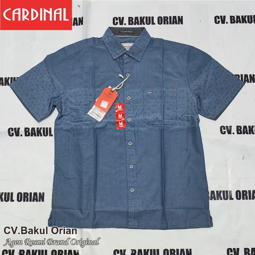 Kemeja Pria Baju Cowok Cardinal Original - EAKAR01471P ALF