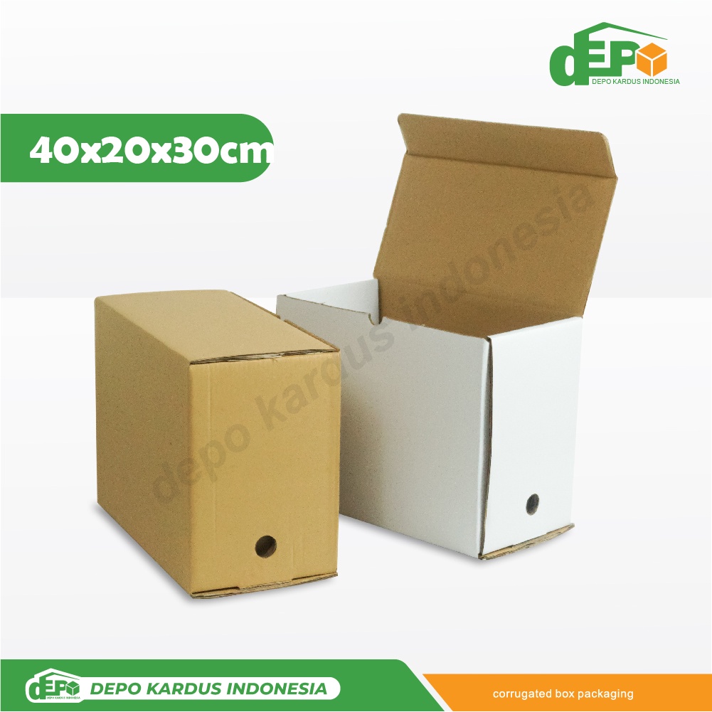 

Box File 40x20x30 cm (Double Wall) Kardus/Kemasan/Paking/BoxArsipBSI/BoxArsip/BoxFile/Filebox/Arsipbox/document/tinggi30