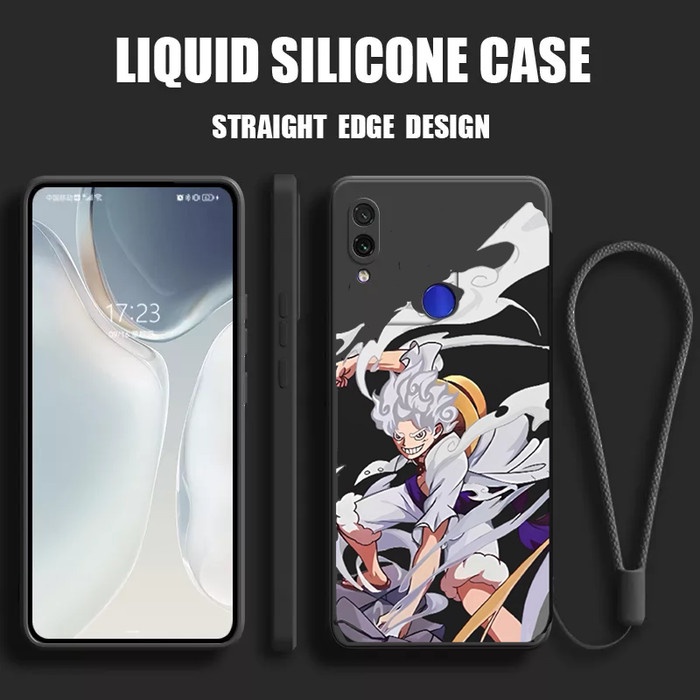 Soft Case Redmi Note 7 LUFFY GEAR 5 Cover Matte Silicone Free Tali