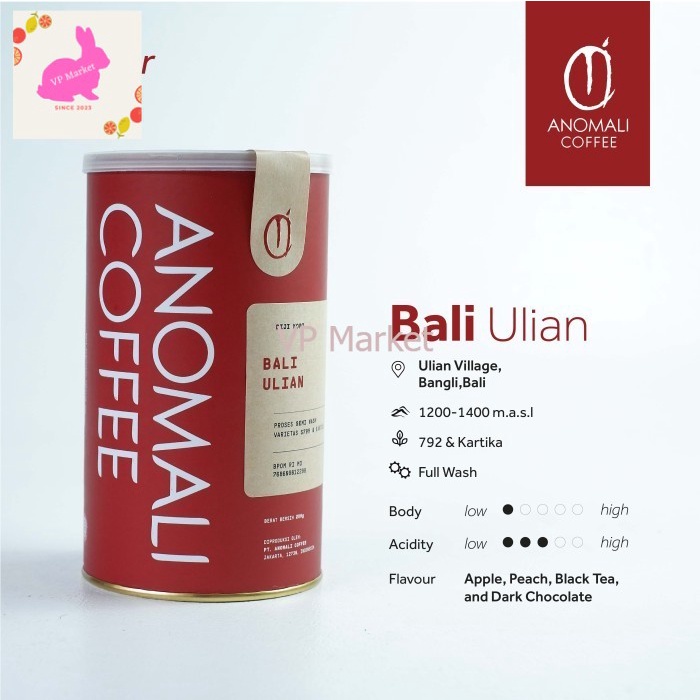 

Anomali Coffee Biji Kopi Bali Ulian