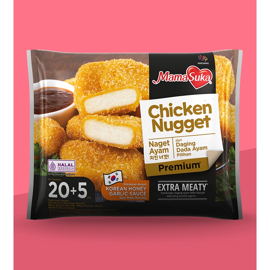 

Mamasuka Premium Chicken Nugget 460gr