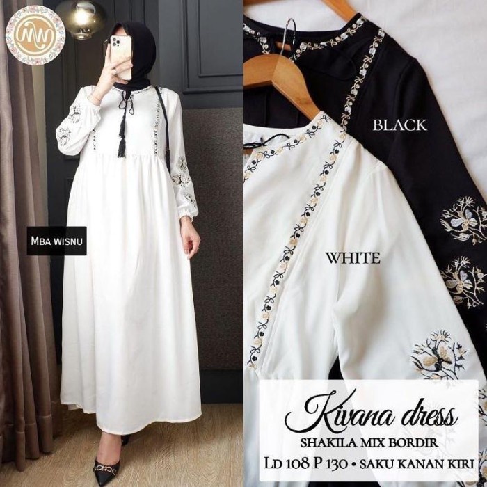 Gamis Putih Jumbo Ld 120 130 140 NAYLA DRESS S M L XL XXL XXXL 5L - Army, S