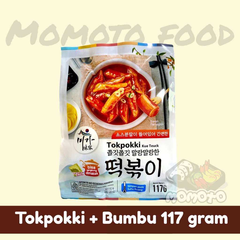 

Topoki Instan Termasuk Bumbu 117 gram Tokpokki Teok Kue Teuck