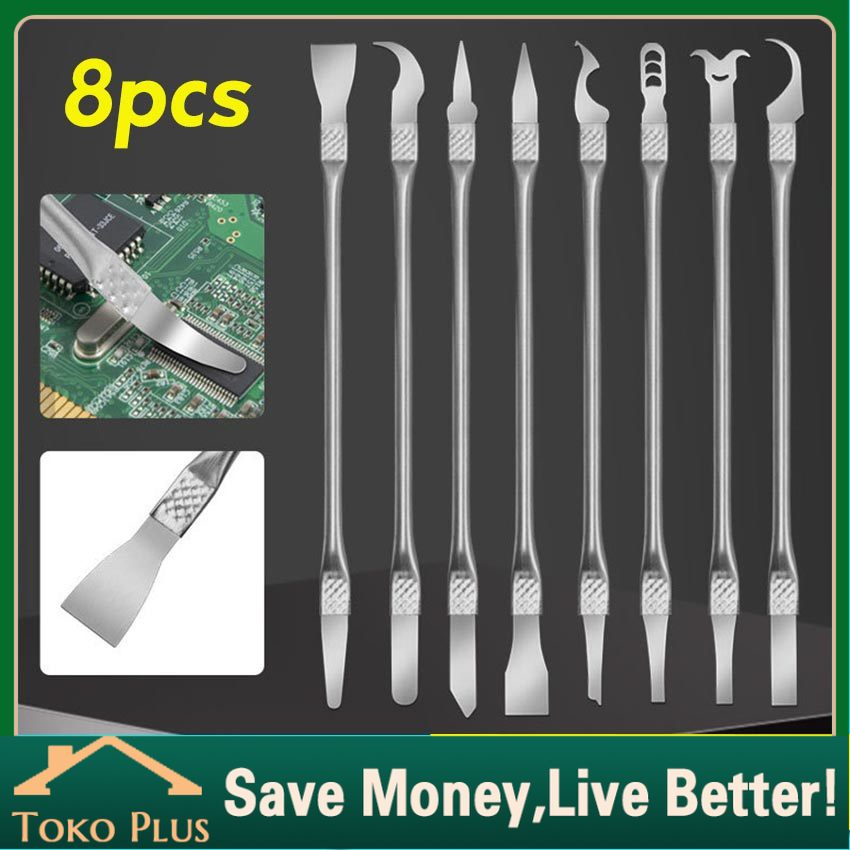 8in1 Crowbar Pisau Congkel eMMc CPU Opening Tools Alat Pembersih CPU HP Pisau Congkel IC Emmc Cpu