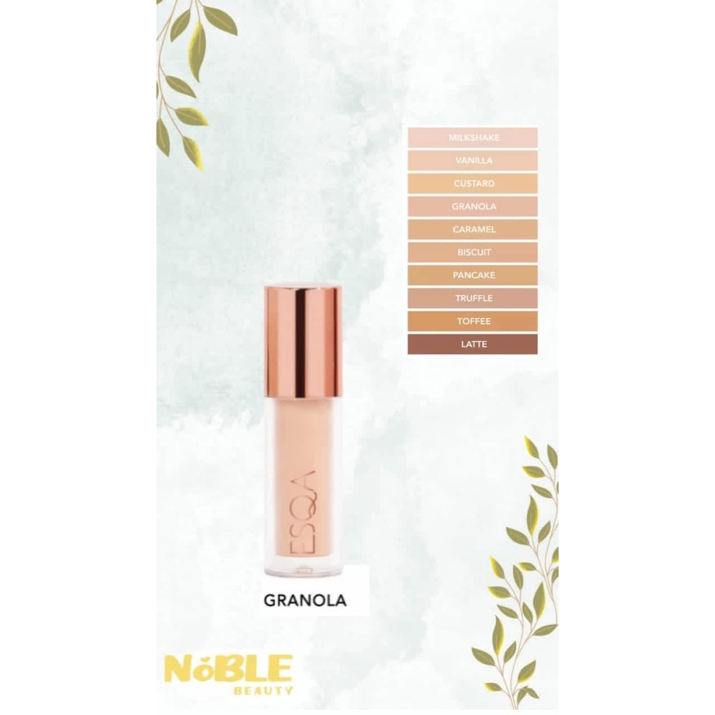 Esqa flawless liquid mini concealer granola