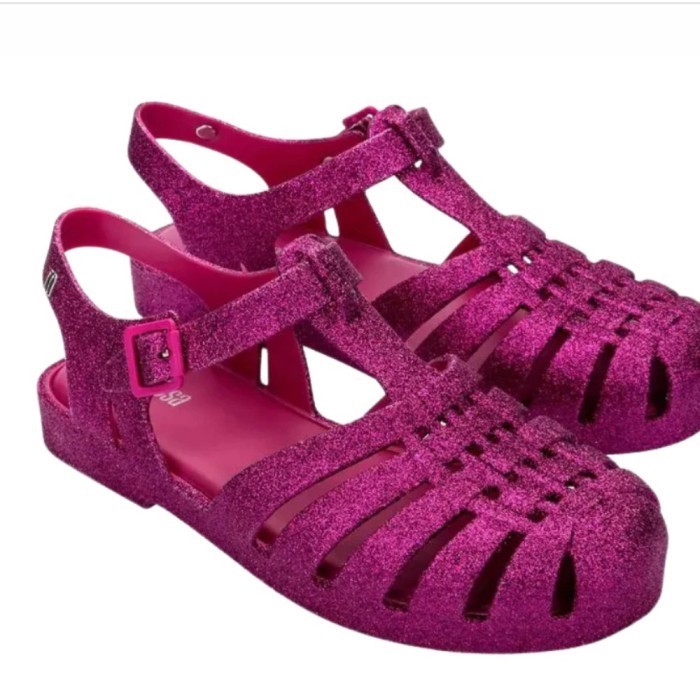 Sepatu Sandal Wanita Melissa Possession Glitter Ad Glitter Pink