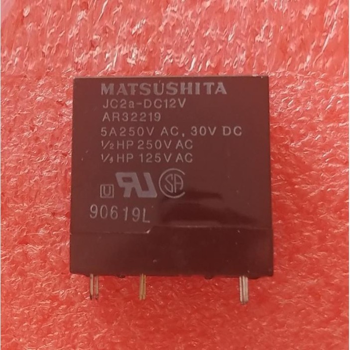 ZKH Relay 12V 6 Pin JC2a-DC12V Matsushita
