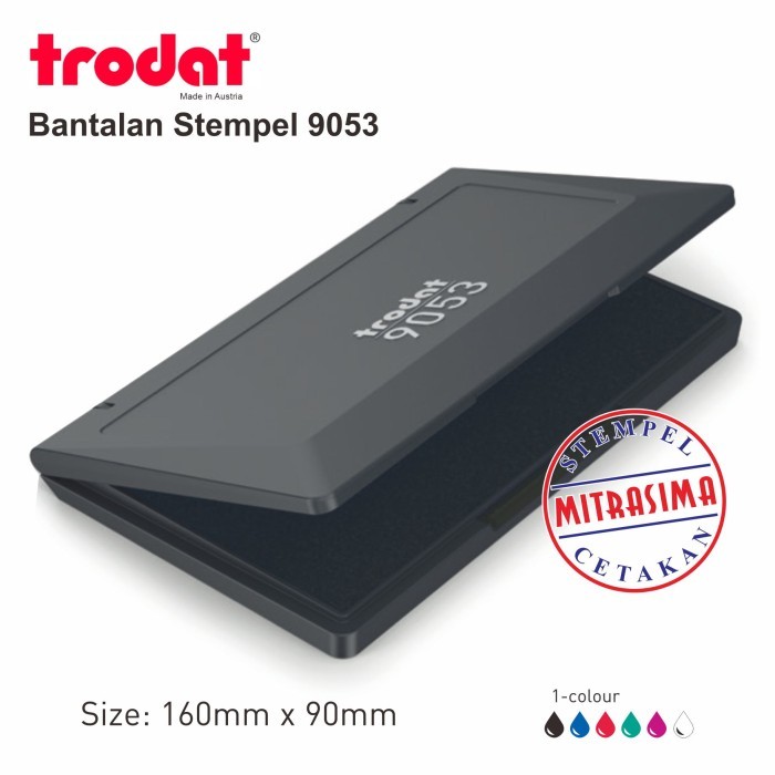 

Trodat 9053 Bantalan Stempel S3 ukuran besar - Tanpa Tinta