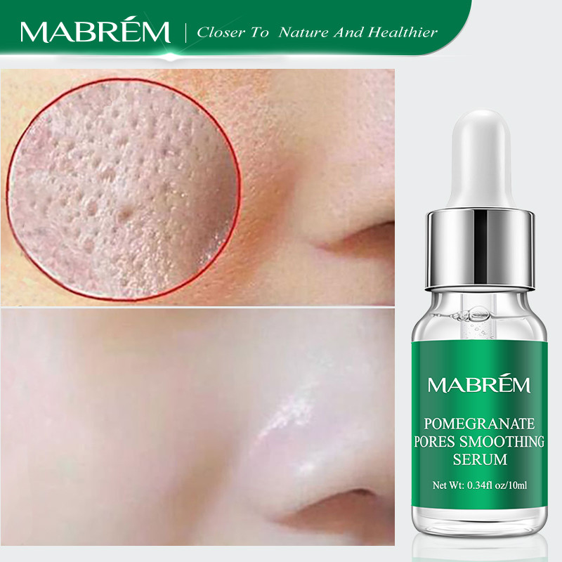 MABREM Pore Shrinking Serum Essence Pores Treatment Moisturizing Relieve Dryness Oil-Control Firming