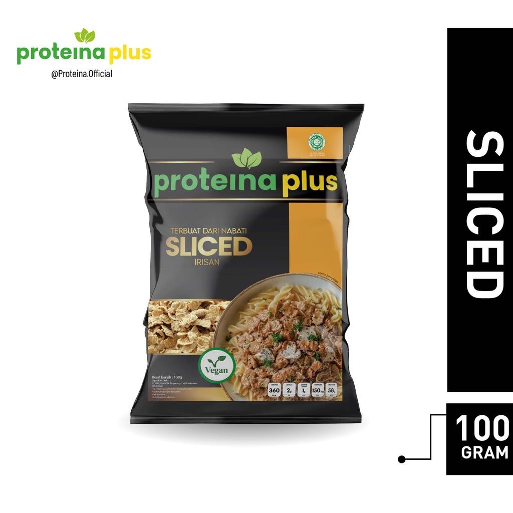 

Proteina Plus Sliced 100gr / Protein Nabati / Daging Nabati