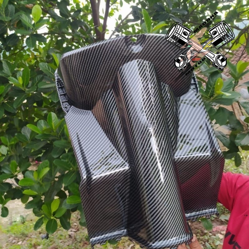 dek dasbor lengsil bawah beat karbu carbon