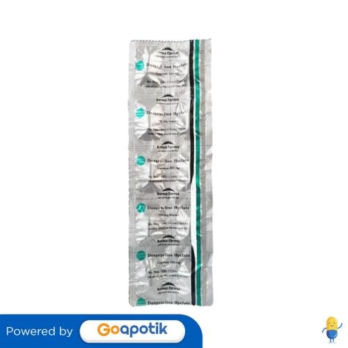 Doxycycline Kimia Farma 100 Mg Strip 10 Kapsul