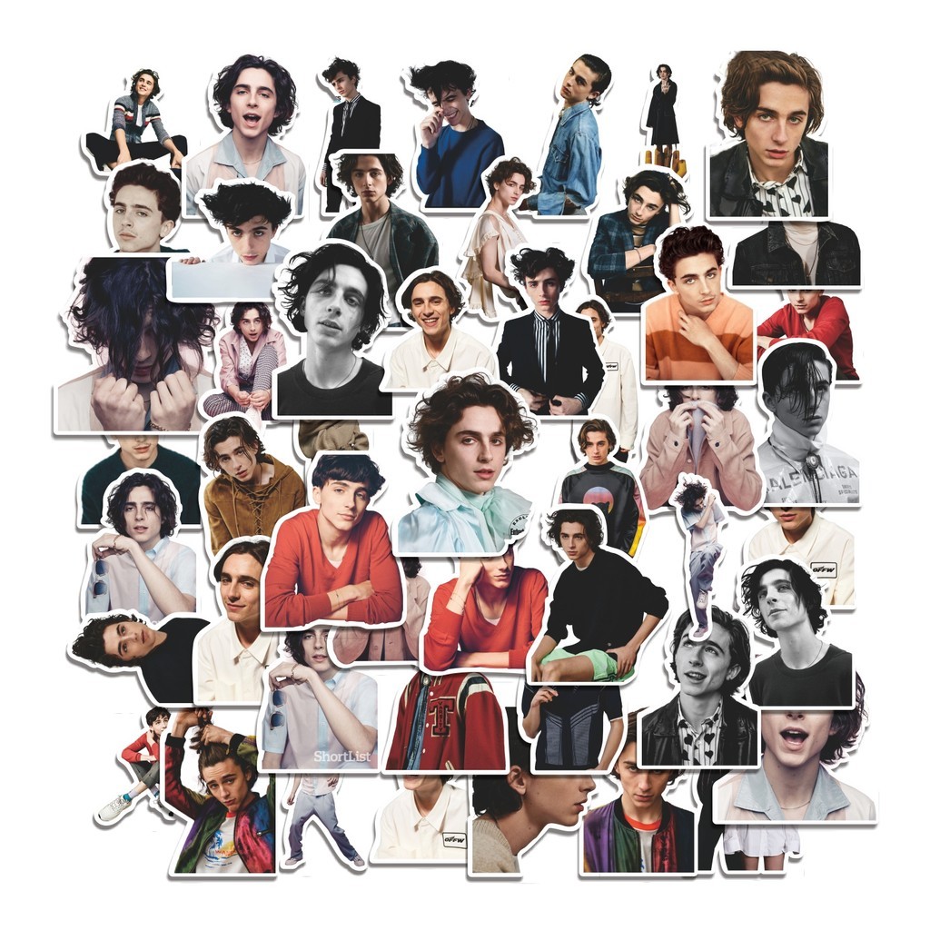 

COD 50 Pcs Stiker Timothee Chalamet Lucu Anti Air Untuk Dekorasi Notebook Sepeda Skateboard Handphone