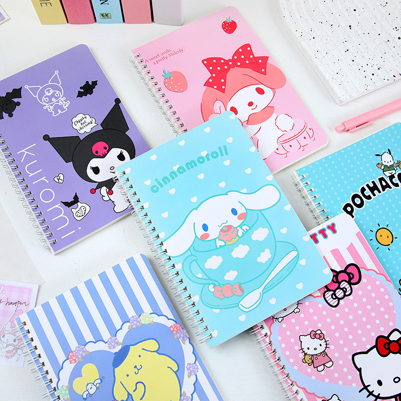 

Buku Tulis / Notebook A5 Ring Sanrio Hello Kitty Sekolah isi 60 lembar - OS0309