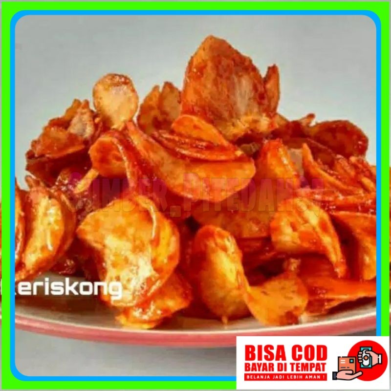 

(termurah) 250gram keripik singkong balado pedas