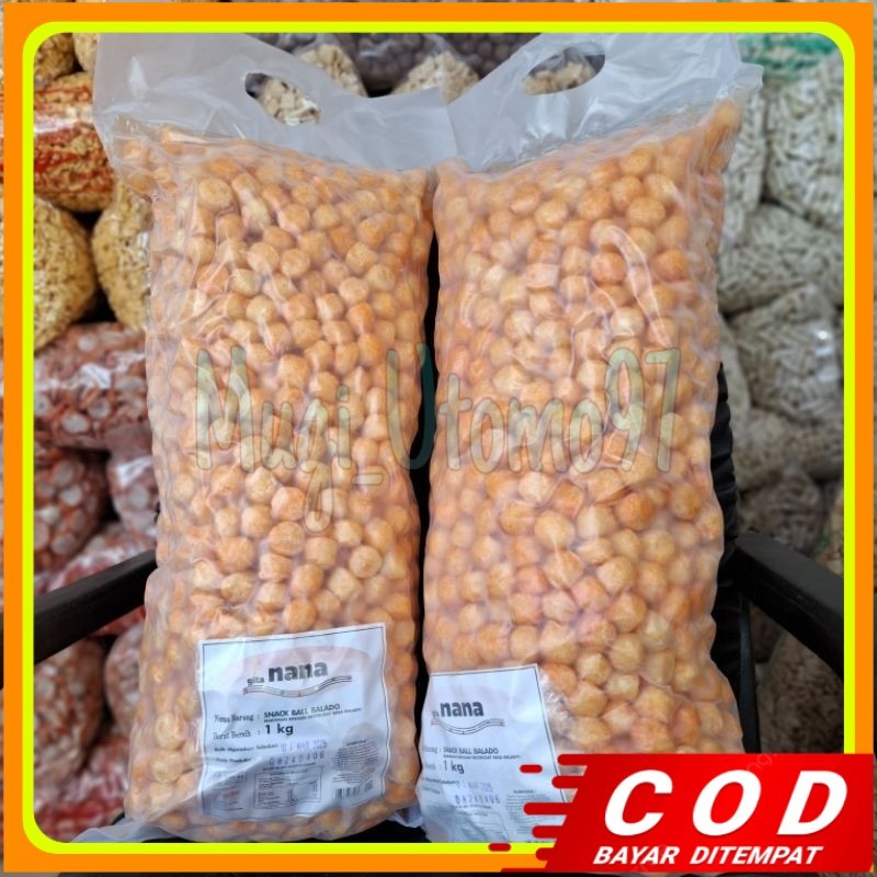 

snack ball balado (chiki ball) 1kg