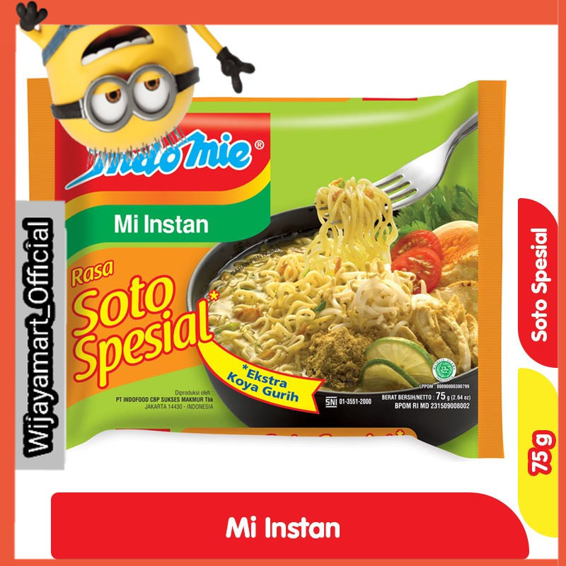 

Indomie Mi Instan Soto Spesial 75 g