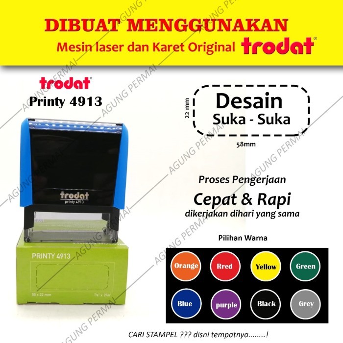 

PRODUK TERLARIS Stempel Trodat 4913