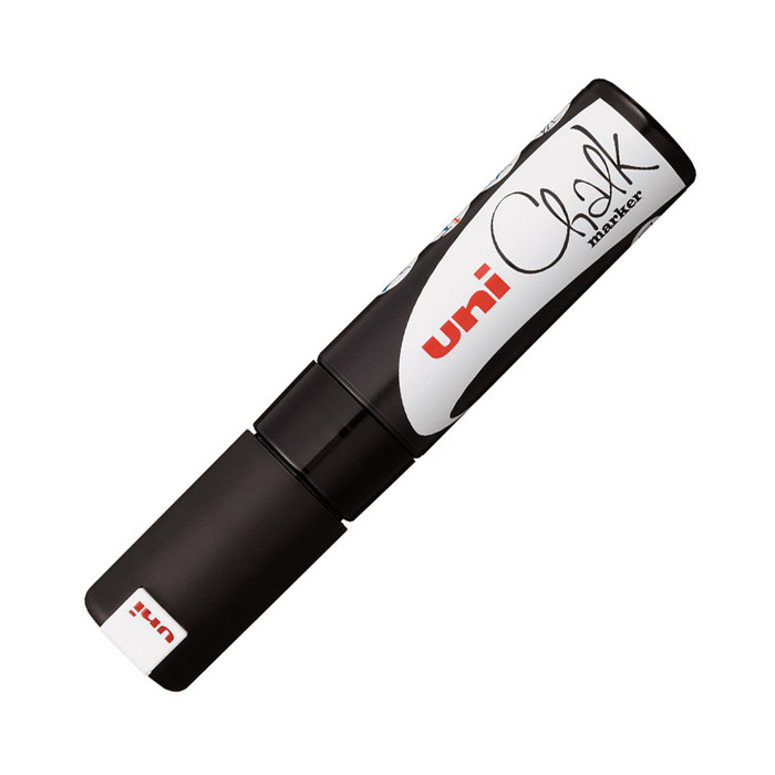 

PRODUK TERLARIS UNI Chalk Marker PWE-8K Marker Pen (Broad Chisel Tip) - Black