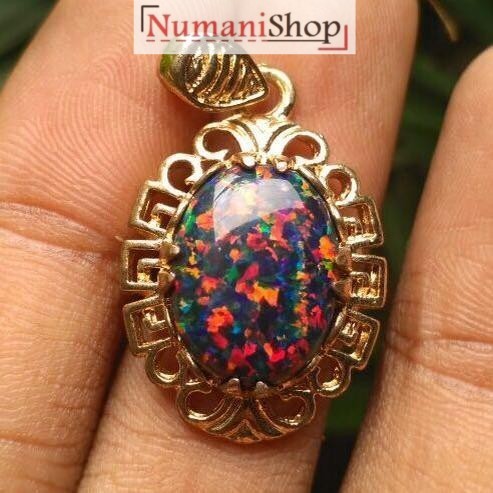 Liontin Batu Kalimaya Australi Jarong Merah HQ