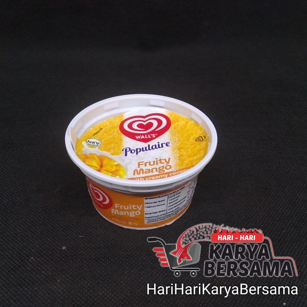

WALL'S ICE CREAM POPULAIRE FRUITY MANGO 90ML