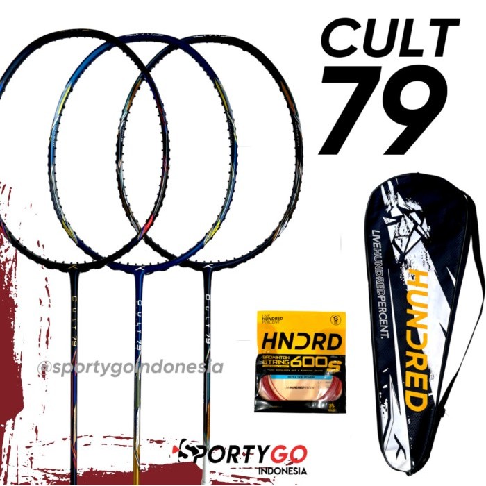 Raket Badminton HUNDRED CULT 79 Original / HNDRD