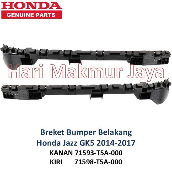 Breket Bemper Belakang HONDA JAZZ RS S 2014 2015 2016 2017 Bumper Bracket kanan kiri original