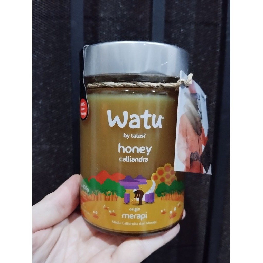 

Watu by Talasi Honey Calliandra Merapi 400 g madu asli