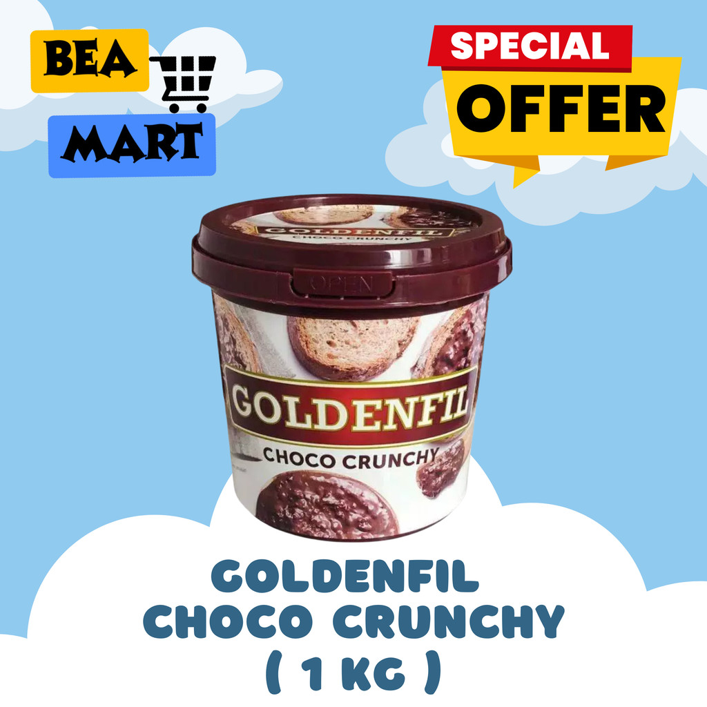 

Goldenfill Choco Crunchy 1 kg | Selai Topping Coklat Cokelat Ember 1kg