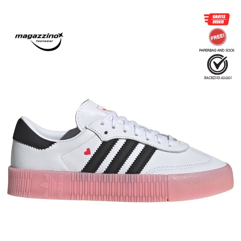 Adidas  Sambarose Valentine White Pink