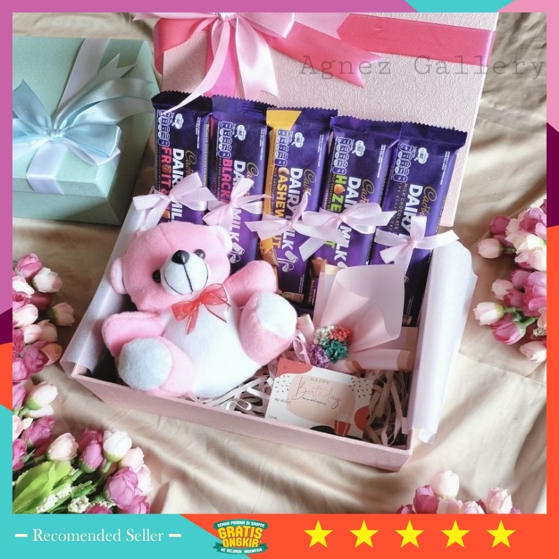 

Hampers Valentine buat pacar teman bestie suami istri kekasih / Hampers Coklat Snack Box / Kado Valentine Ulang Tahun Wisuda Natal / Souvenir Ulang Tahun / Cadbury